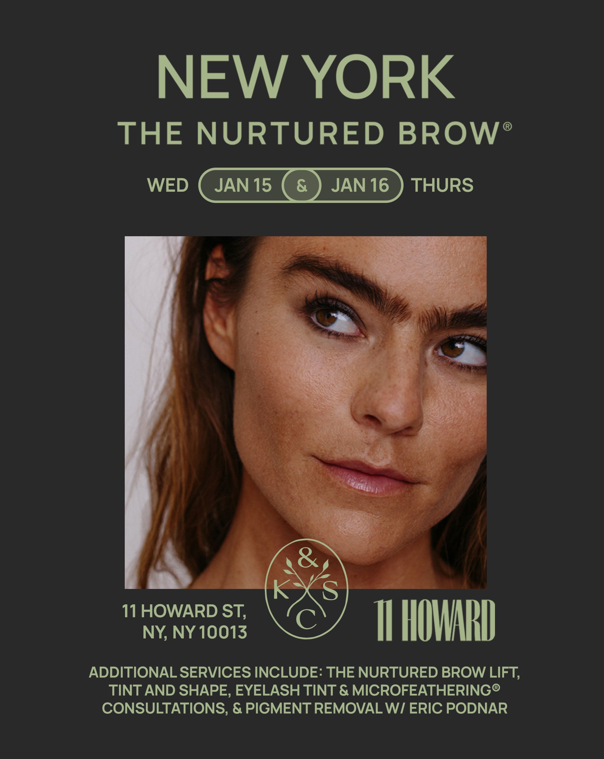 NYC Nurtured Brow® Event Jan 15th & 16th